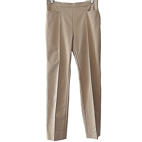 SOLD ! Akris Punto Tan Stretch Cotton Pant size 4 - Picture 6 of 9